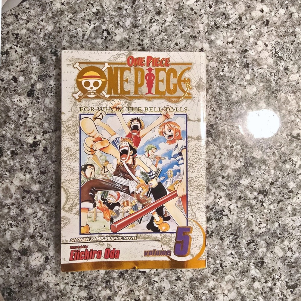 One Piece Volume 5 First Printing Gold Foil Cover Edition 2004